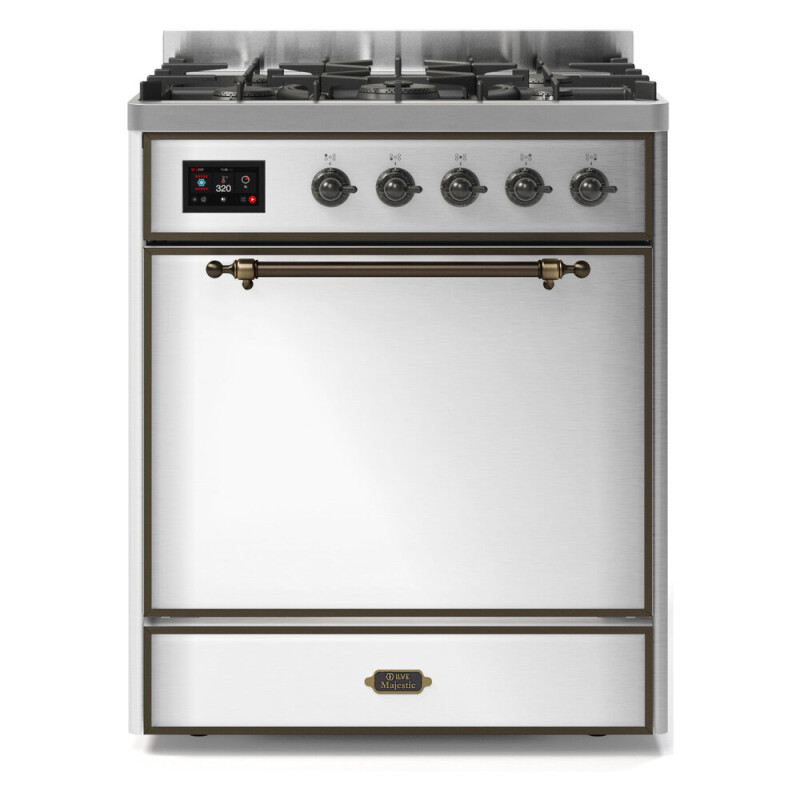 Majestic II Series 30" Dual Fuel Liquid Propane Freestanding Range UM30DQNE3RALBLP