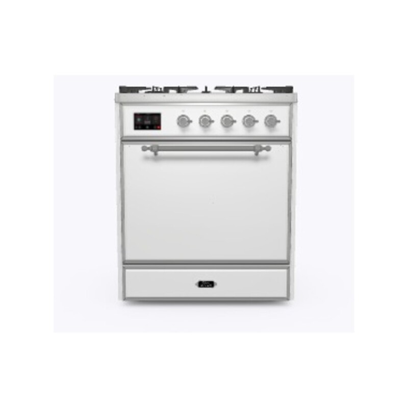 Majestic II Series 30 inch Freestanding Dual Fuel Range with Natural Gas, 5 Sealed Brass Burners, 4 cu. ft. Total Oven Capacity, Convection Oven, Continuous Grates, Storage Drawer, with Chrom UM30DQNE3WHC