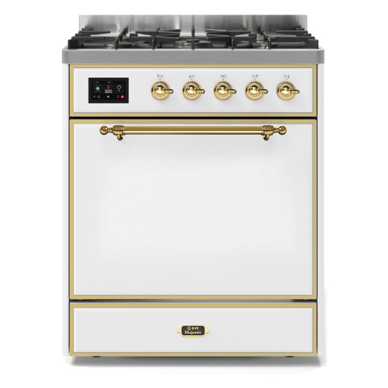 Majestic II Series 30" Dual Fuel Natural Gas Freestanding Range UM30DQNE3BKG
