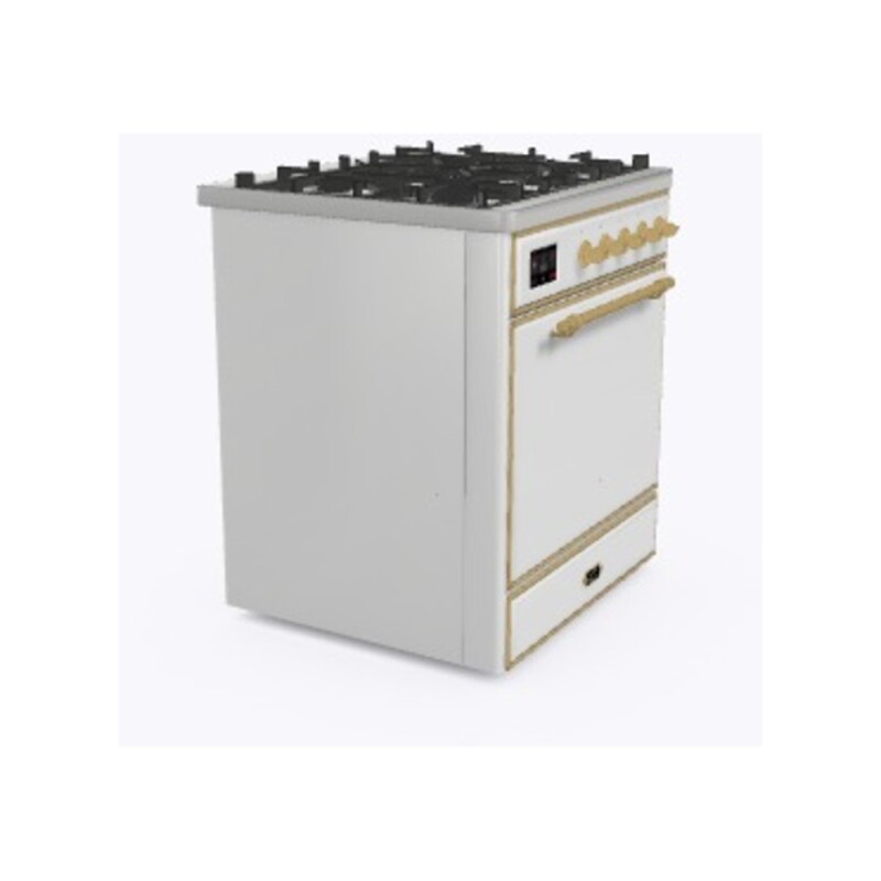 Majestic II Series 30" Dual Fuel Natural Gas Freestanding Range UM30DQNE3WHG