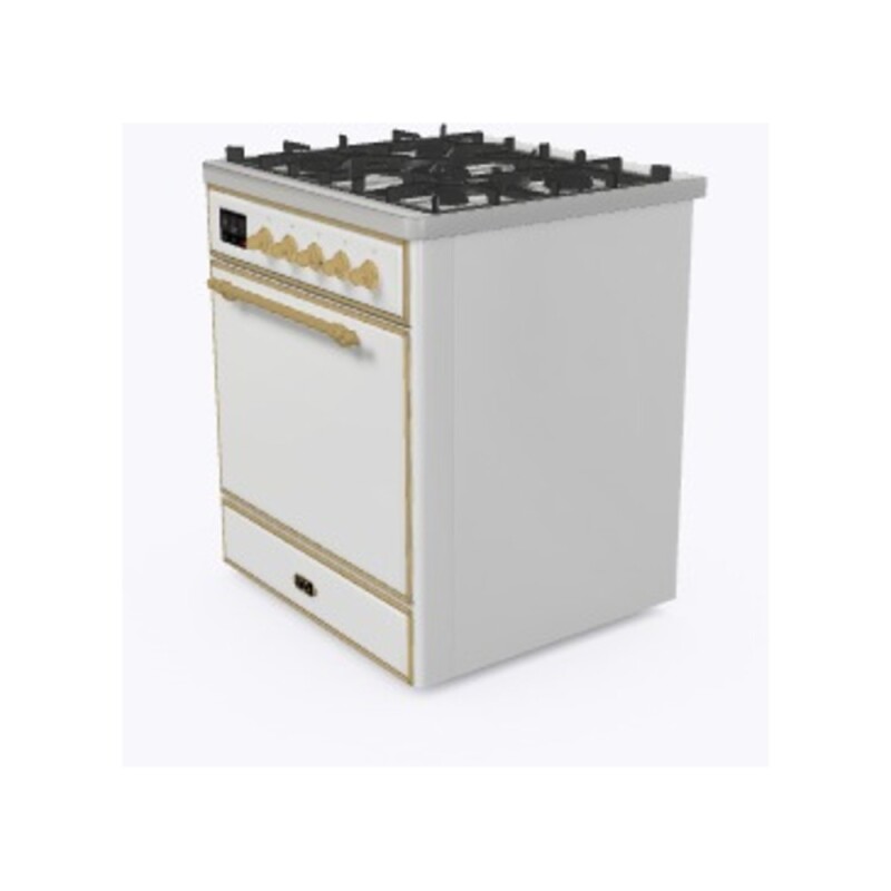 Majestic II Series 30" Dual Fuel Natural Gas Freestanding Range UM30DQNE3WHG