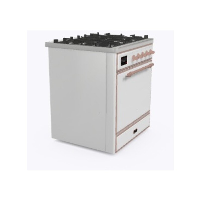 Majestic II Series 30" Dual Fuel Natural Gas Freestanding Range UM30DQNE3WHP