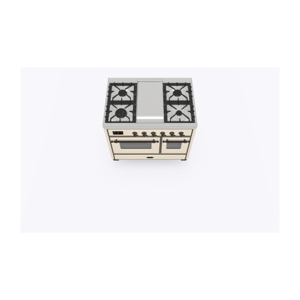 Majestic II Series 40" Dual Fuel Liquid Propane Freestanding Range UMD10FDNS3AWBLP