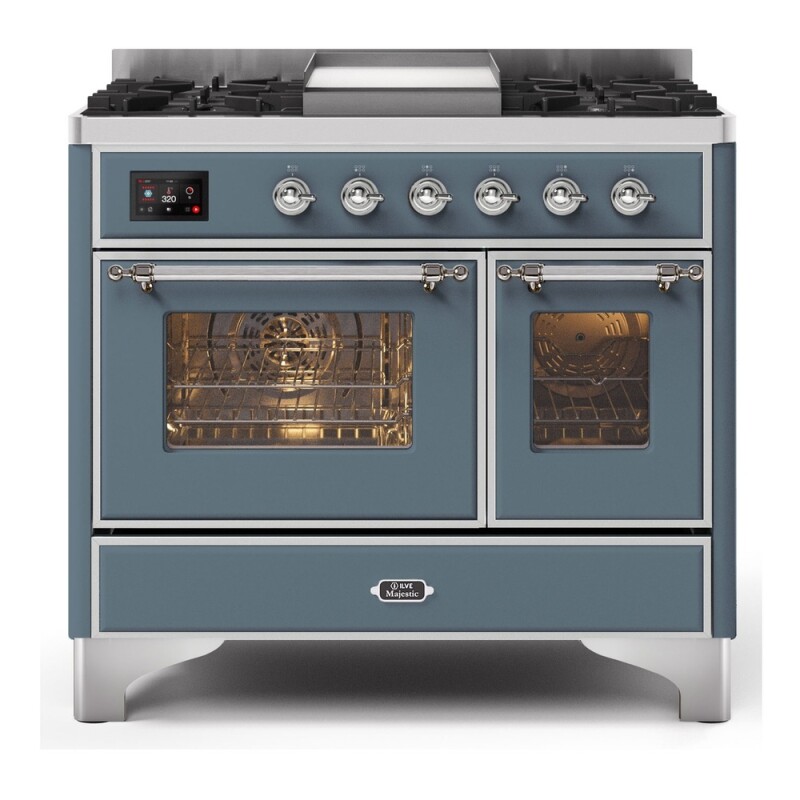 Majestic II Series 40" Dual Fuel Natural Gas Freestanding Range UMD10FDNS3BKC