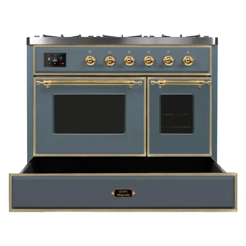Majestic II Series 40" Dual Fuel Natural Gas Freestanding Range UMD10FDNS3BGG