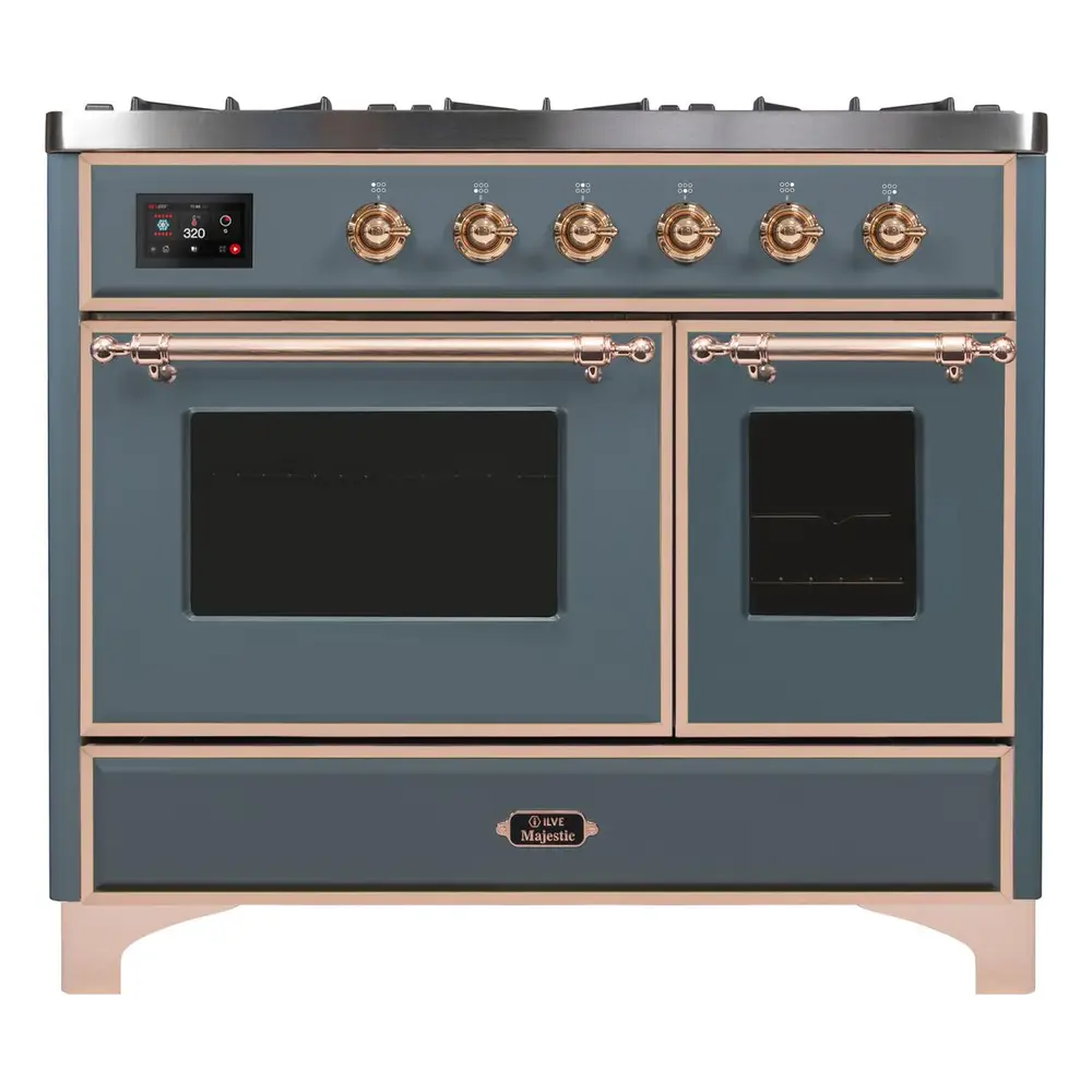 Majestic II Series 40" Dual Fuel Liquid Propane Freestanding Range UMD10FDNS3BGPLP