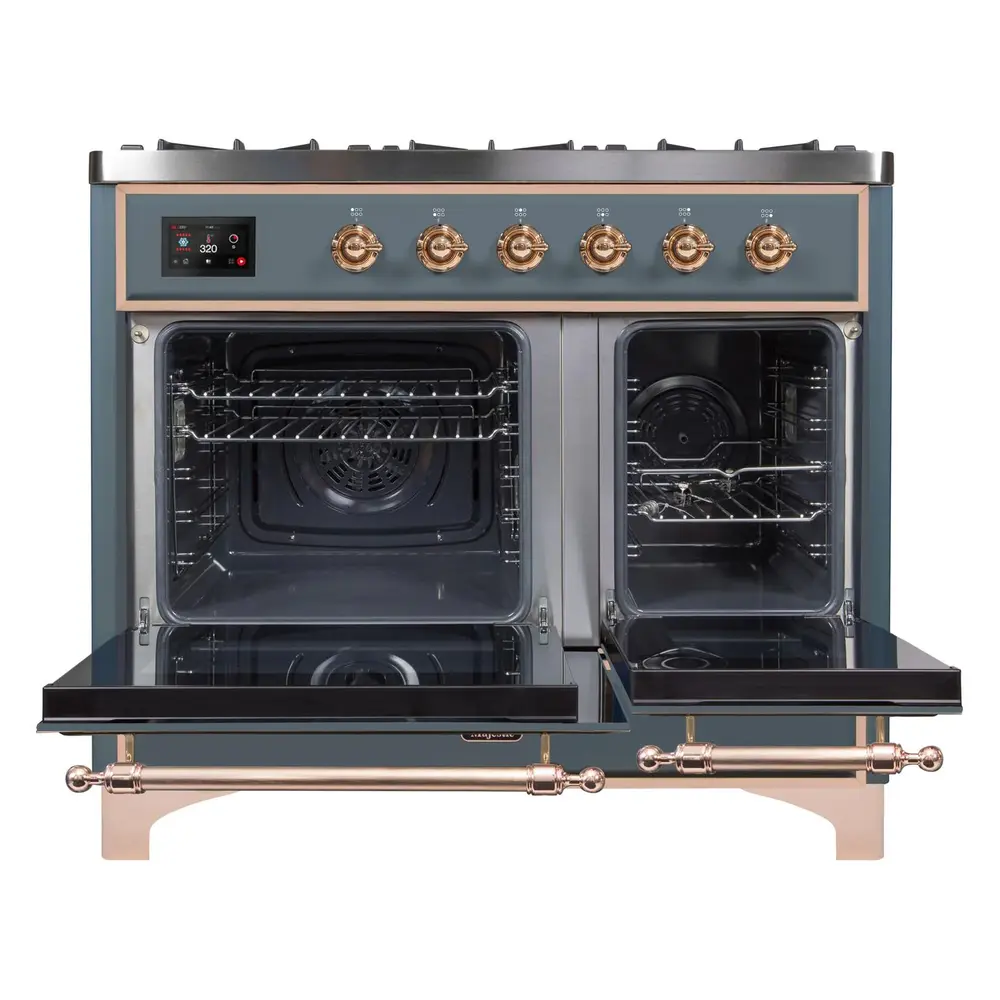 Majestic II Series 40" Dual Fuel Liquid Propane Freestanding Range UMD10FDNS3BGPLP