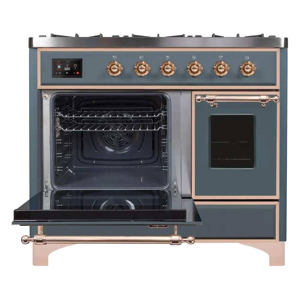 Majestic II Series 40" Dual Fuel Liquid Propane Freestanding Range UMD10FDNS3BGPLP