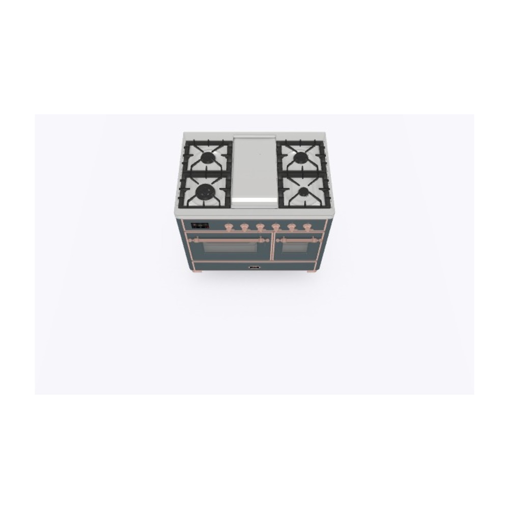 Majestic II Series 40" Dual Fuel Liquid Propane Freestanding Range UMD10FDNS3BGPLP