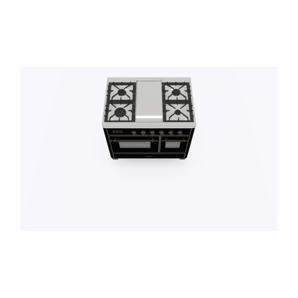 Majestic II Series 40" Dual Fuel Liquid Propane Freestanding Range UMD10FDNS3BKBLP