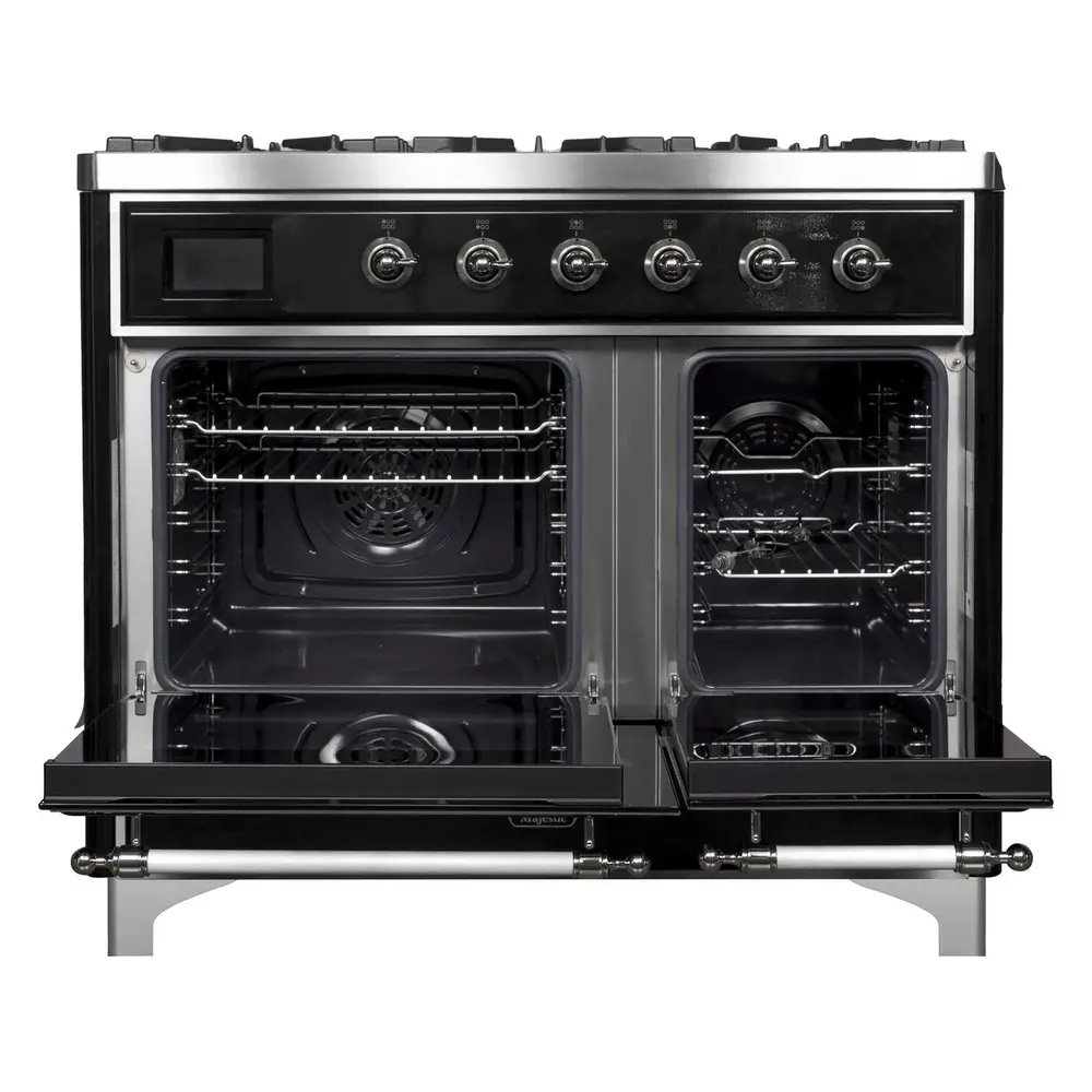 Majestic II Series 40" Dual Fuel Natural Gas Freestanding Range UMD10FDNS3BKC