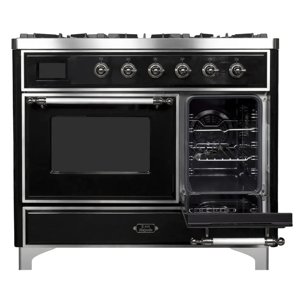 Majestic II Series 40" Dual Fuel Natural Gas Freestanding Range UMD10FDNS3BKC