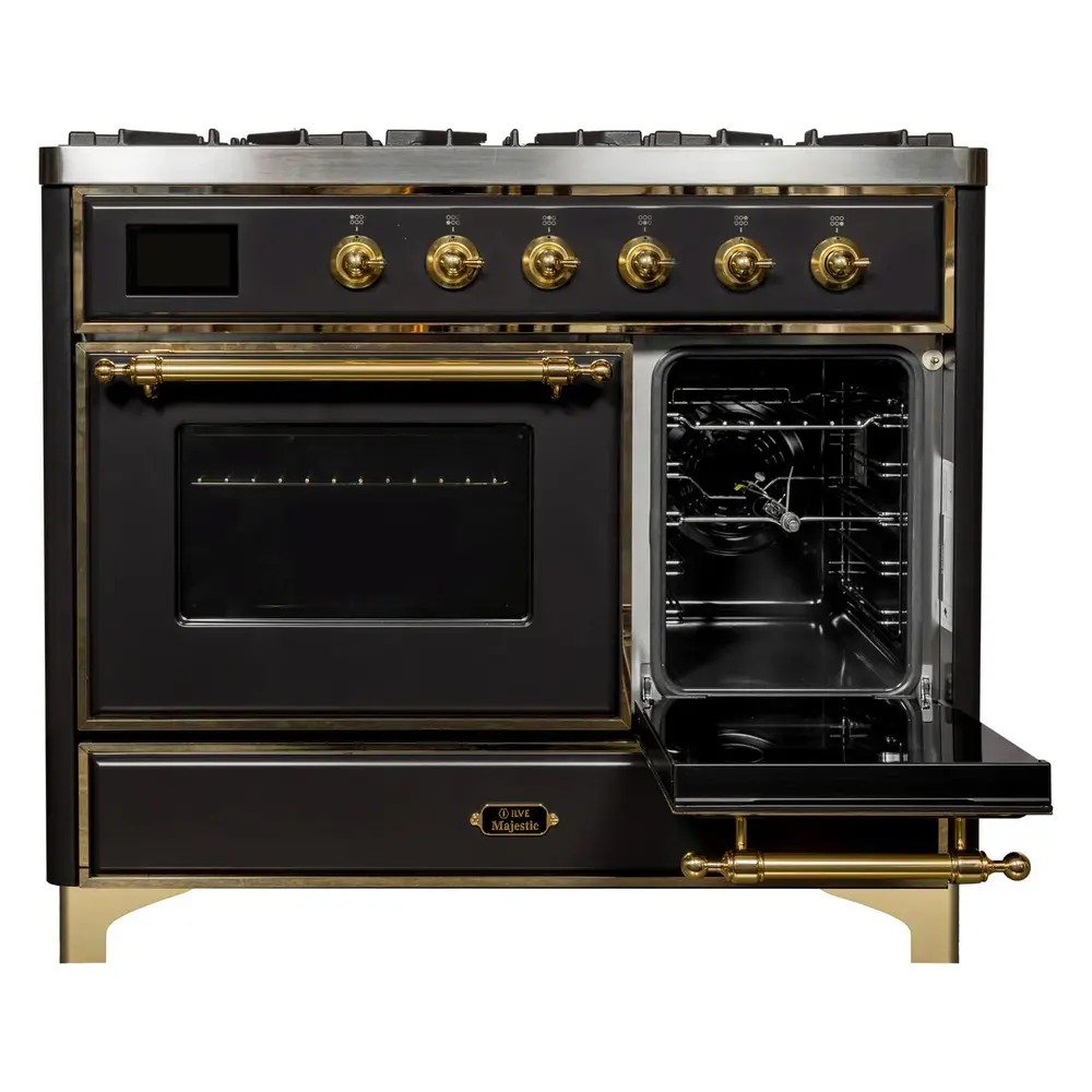 Majestic II Series 40" Dual Fuel Natural Gas Freestanding Range UMD10FDNS3BKG