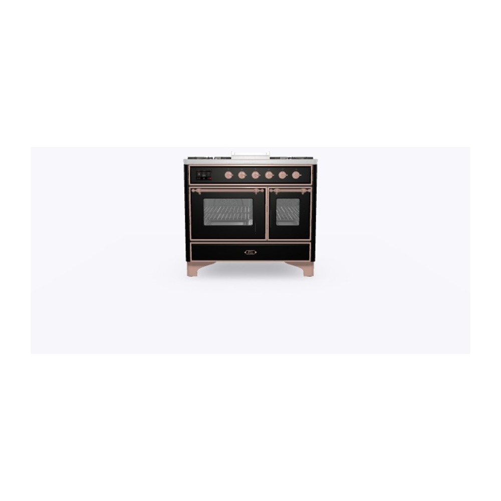 Majestic II Series 40" Dual Fuel Natural Gas Freestanding Range UMD10FDNS3BKP