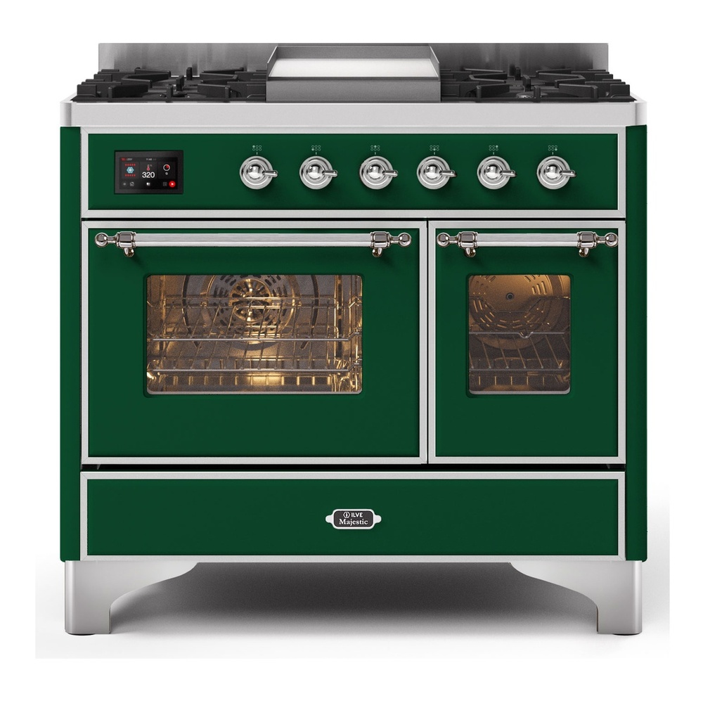 Majestic II Series 40" Dual Fuel Natural Gas Freestanding Range UMD10FDNS3BKC