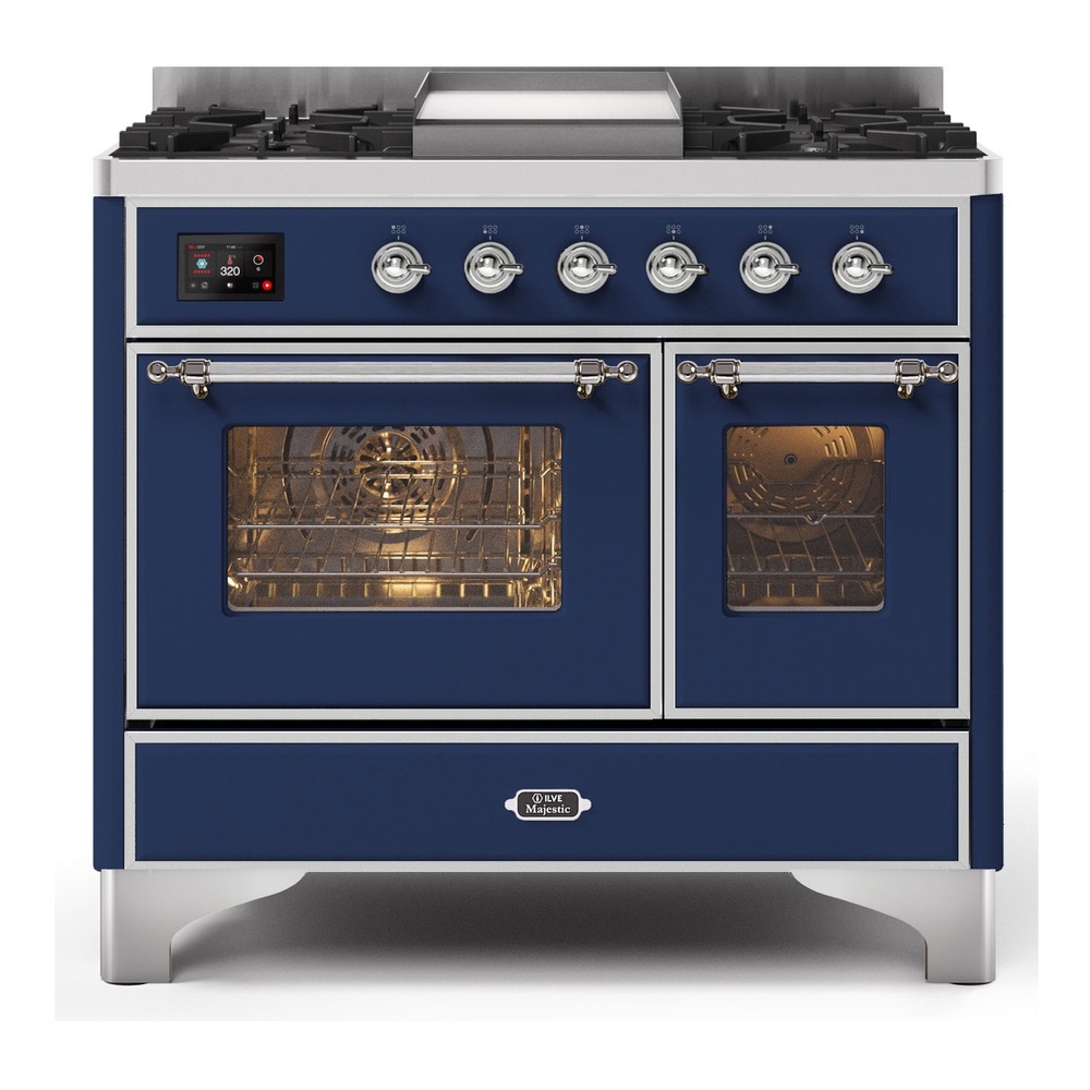 Majestic II Series 40" Dual Fuel Natural Gas Freestanding Range UMD10FDNS3BKC