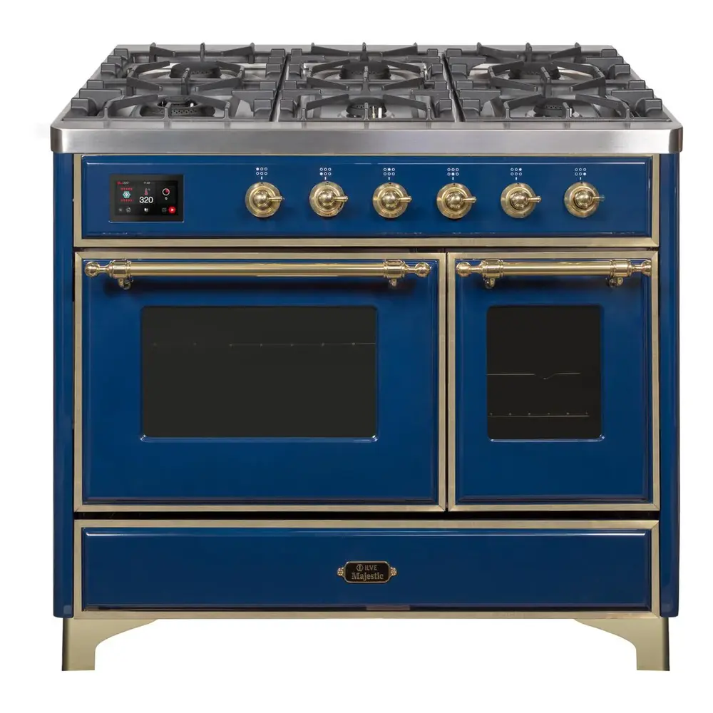 Majestic II Series 40" Dual Fuel Liquid Propane Freestanding Range UMD10FDNS3MBGLP