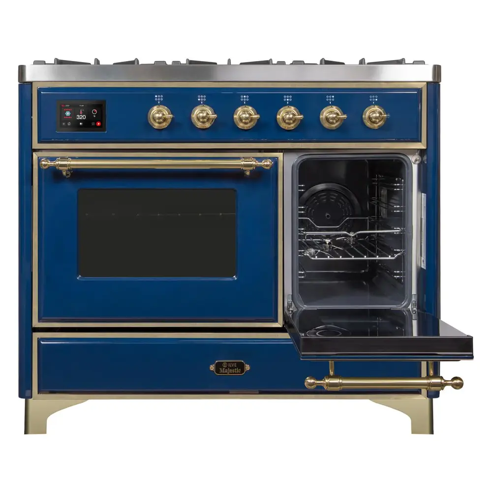 Majestic II Series 40" Dual Fuel Liquid Propane Freestanding Range UMD10FDNS3MBGLP