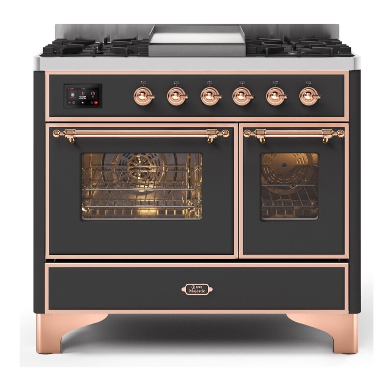 Majestic II Series 40" Dual Fuel Natural Gas Freestanding Range UMD10FDNS3MGP