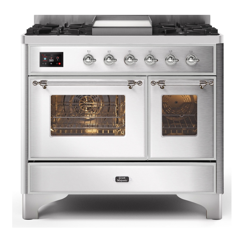 Majestic II Series 40" Dual Fuel Natural Gas Freestanding Range UMD10FDNS3BKC