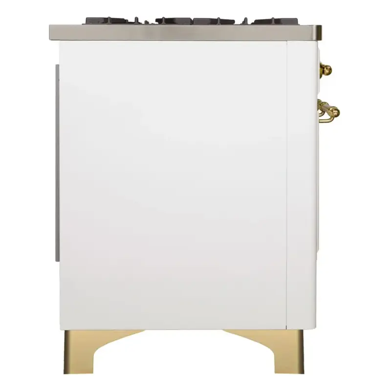 Majestic II Series 40" Dual Fuel Natural Gas Freestanding Range UMD10FDNS3WHG