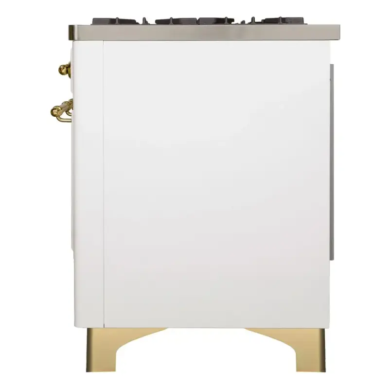 Majestic II Series 40" Dual Fuel Liquid Propane Freestanding Range UMD10FDNS3WHGLP