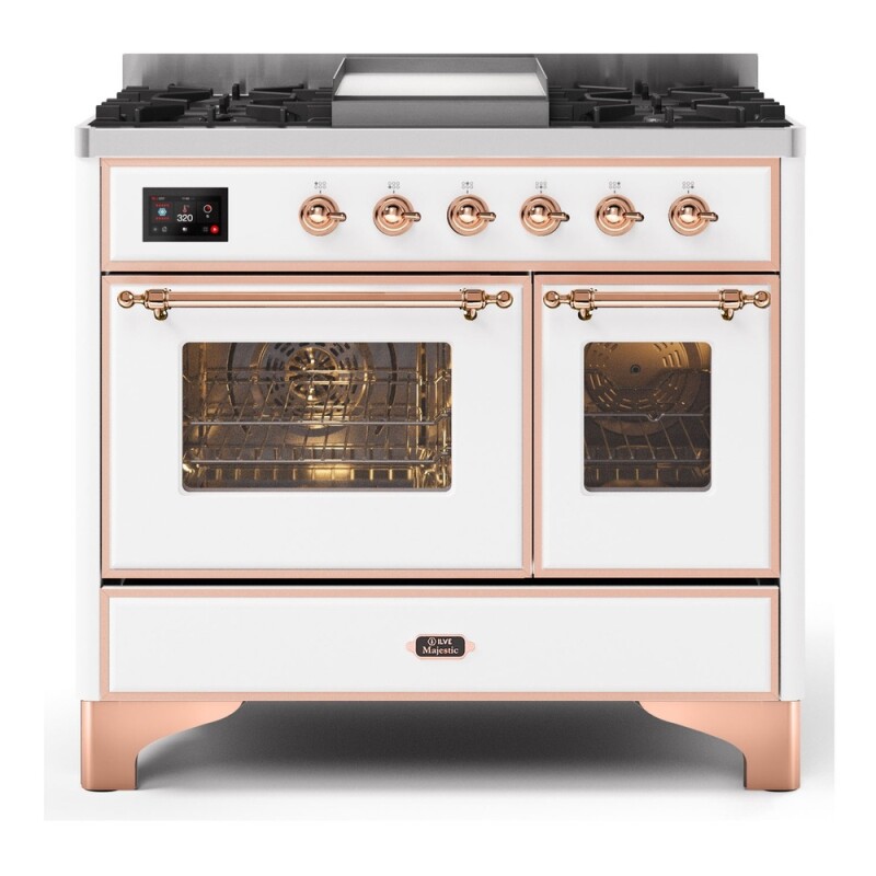 Majestic II Series 40" Dual Fuel Natural Gas Freestanding Range UMD10FDNS3MGP