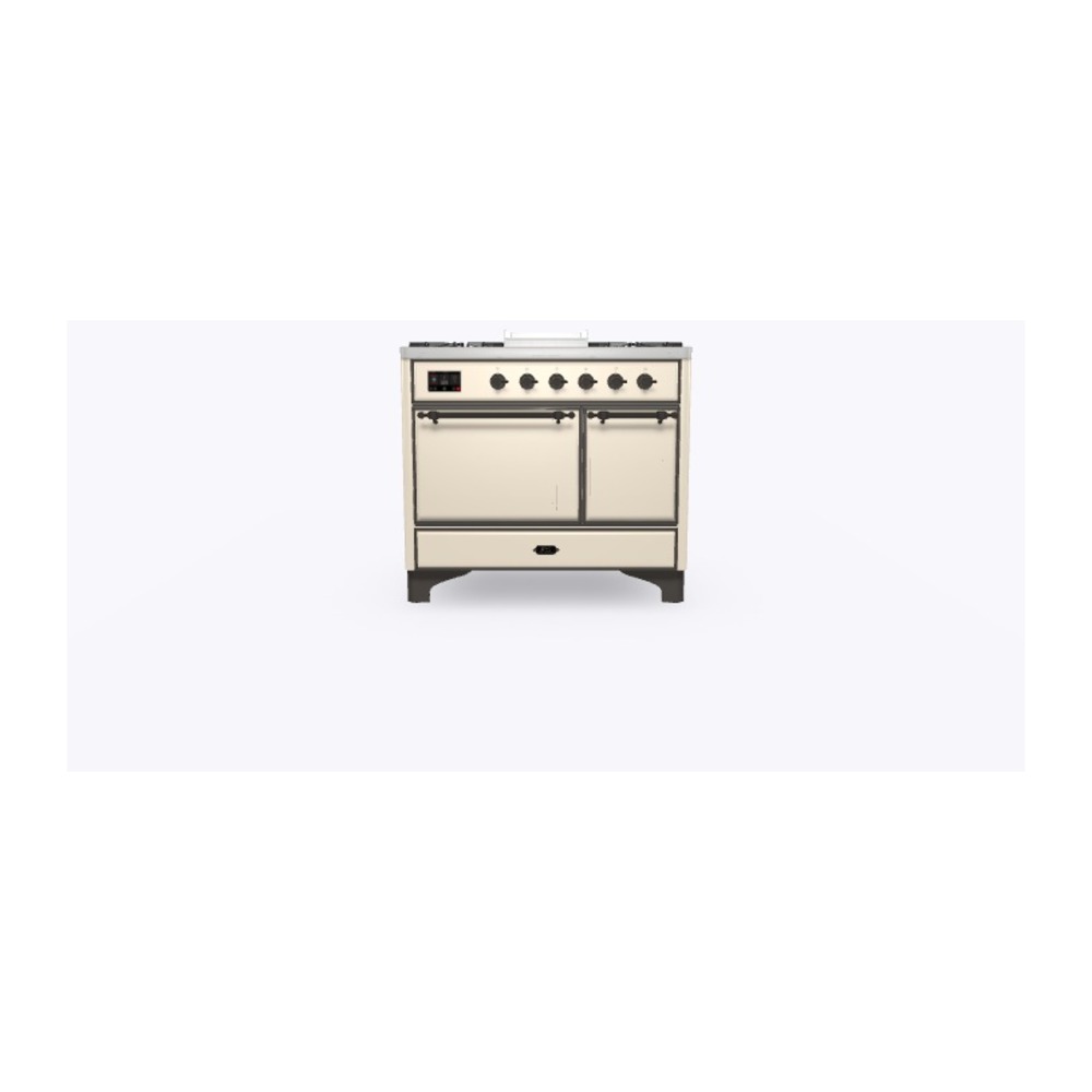Majestic II Series 40" Dual Fuel Natural Gas Freestanding Range UMD10FDQNS3AWB