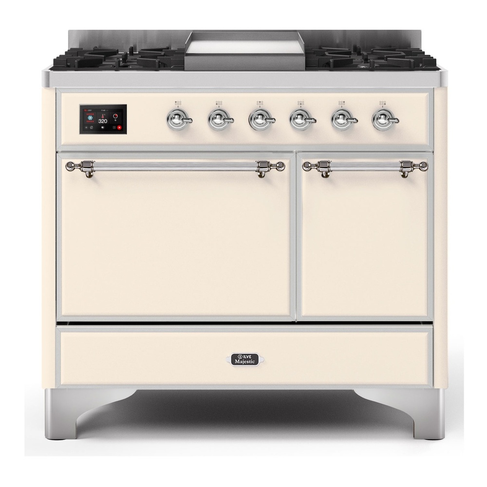 Majestic II Series 40" Dual Fuel Natural Gas Freestanding Range UMD10FDQNS3MBC