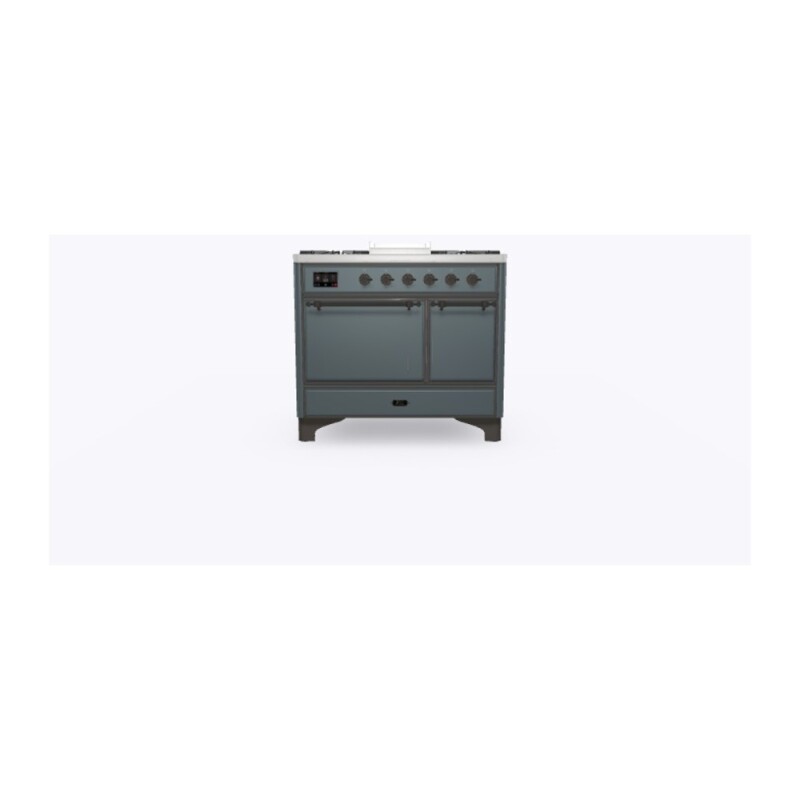 Majestic II Series 40" Dual Fuel Natural Gas Freestanding Range UMD10FDQNS3BGB