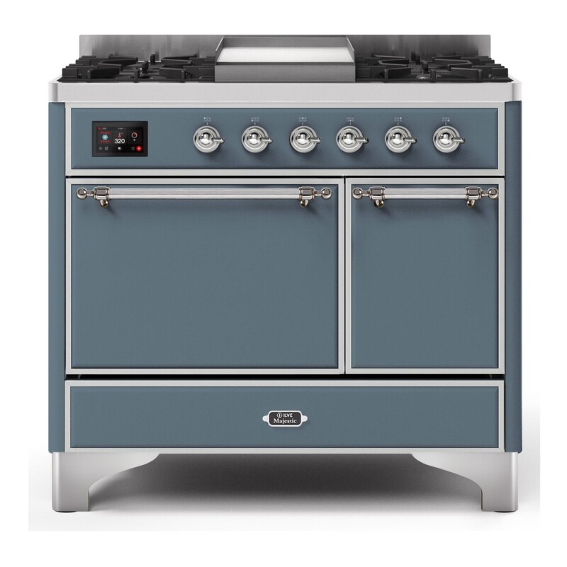 Majestic II Series 40" Dual Fuel Natural Gas Freestanding Range UMD10FDQNS3MBC