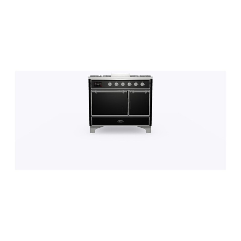 Majestic II Series 40" Dual Fuel Natural Gas Freestanding Range UMD10FDQNS3BKC