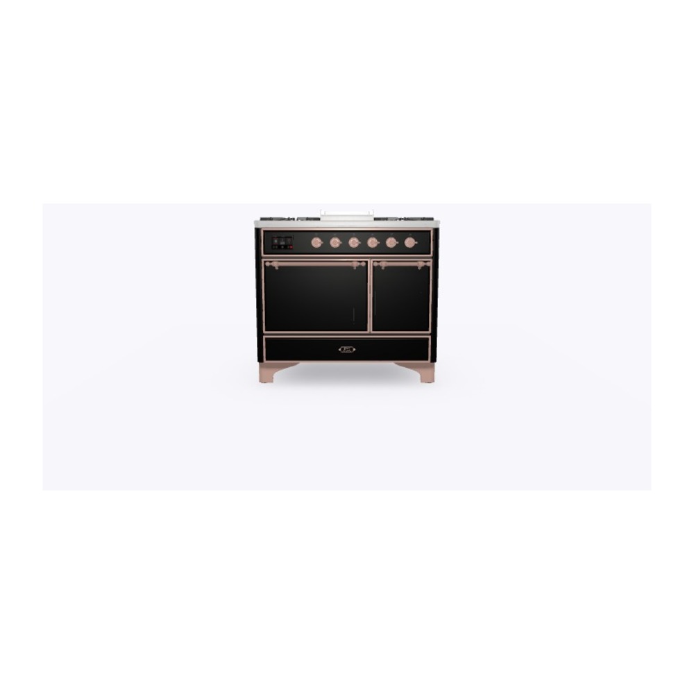 Majestic II Series 40" Dual Fuel Natural Gas Freestanding Range UMD10FDQNS3BKP