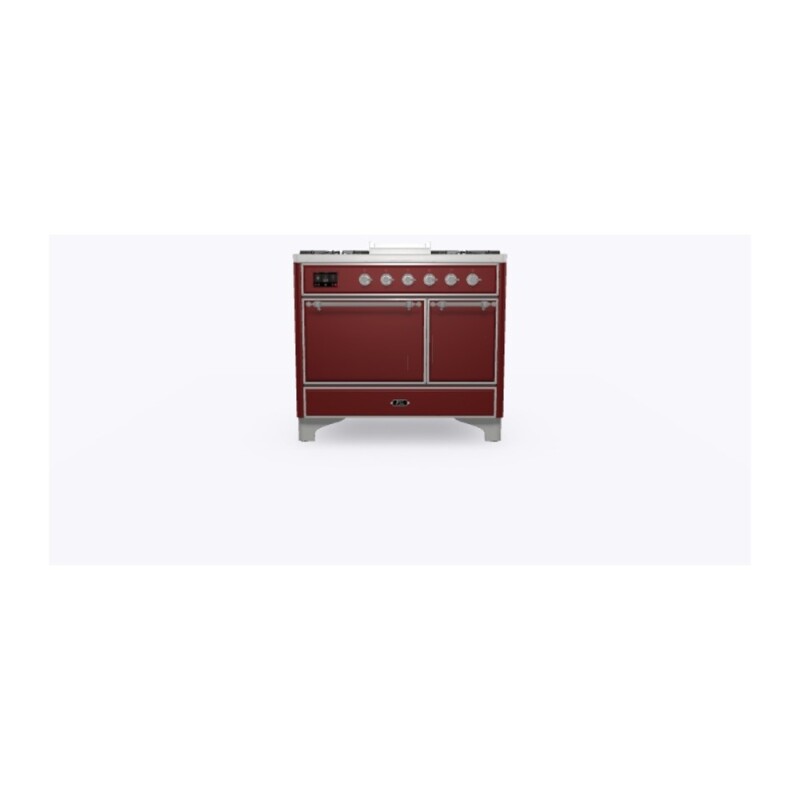 Majestic II Series 40" Dual Fuel Natural Gas Freestanding Range UMD10FDQNS3BUC