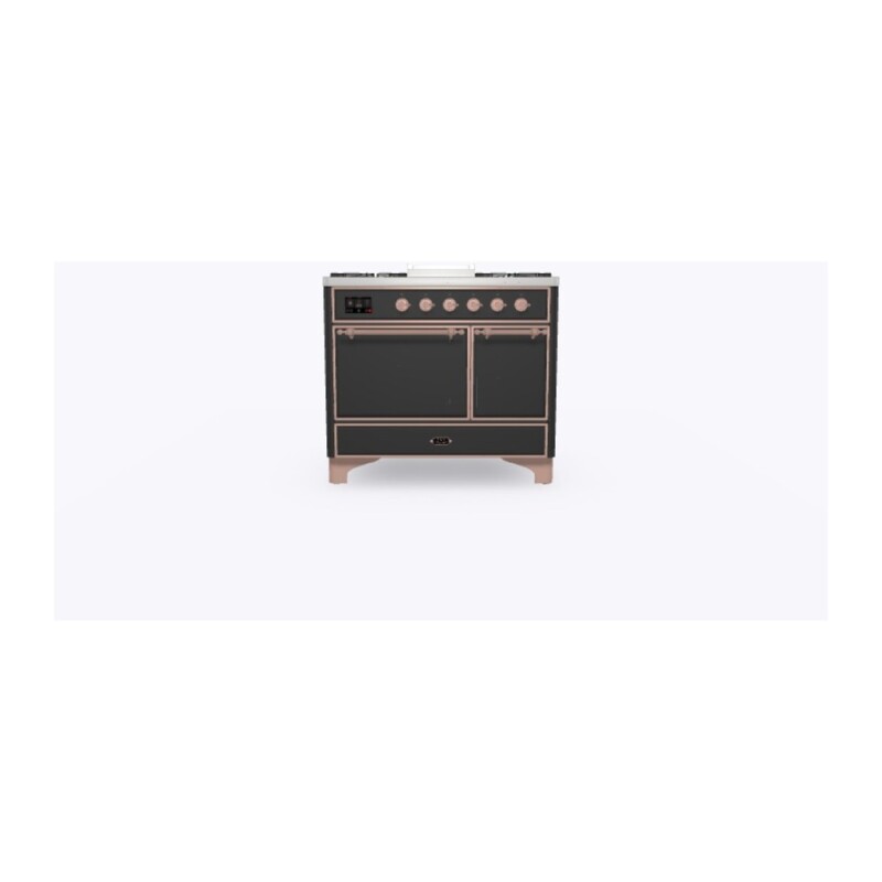 Majestic II Series 40" Dual Fuel Natural Gas Freestanding Range UMD10FDQNS3MGP