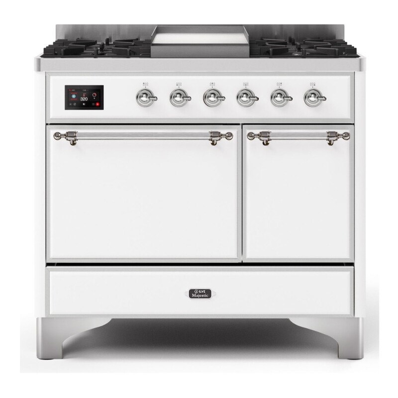 Majestic II Series 40" Dual Fuel Natural Gas Freestanding Range UMD10FDQNS3MBC