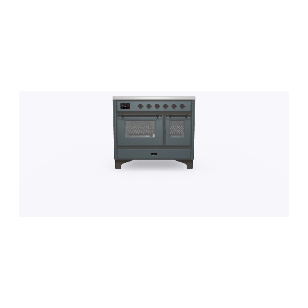 Majestic II Series 40 inch Freestanding Electric Induction Range with 6 Elements, Smoothtop Cooktop, 3.82 cu. ft. Total Oven Capacity, Convection Oven, Viewing Window, Storage Drawer, with Br UMDI10NS3BGB
