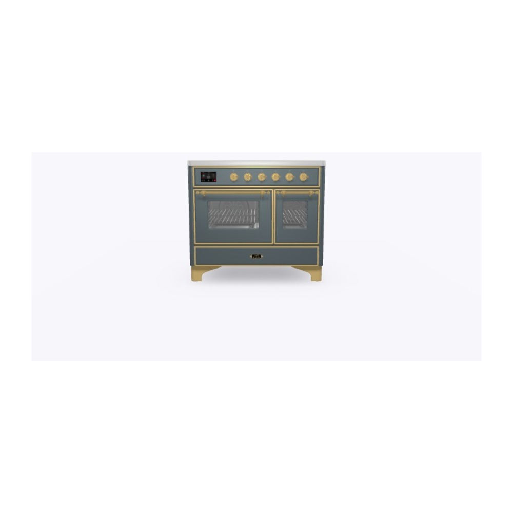 Majestic II Series 40 inch Freestanding Electric Induction Range with 6 Elements, Smoothtop Cooktop, 3.82 cu. ft. Total Oven Capacity, Convection Oven, Viewing Window, Storage Drawer, with Br UMDI10NS3BGG