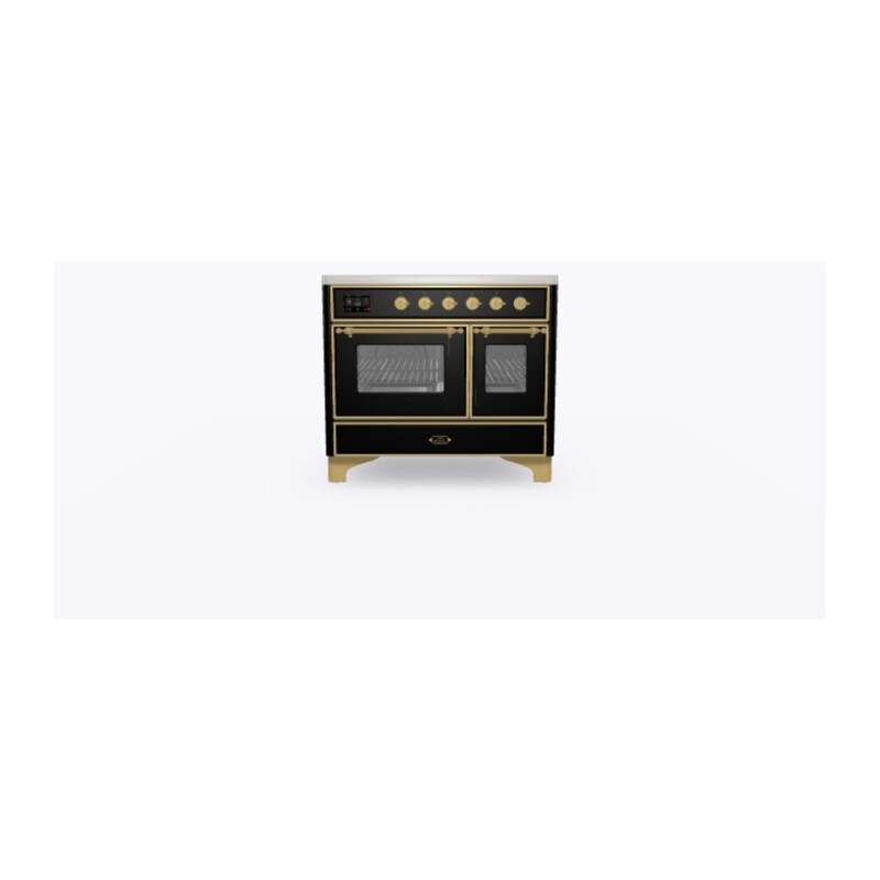Majestic II Series 40 inch Freestanding Electric Induction Range with 6 Elements, Smoothtop Cooktop, 3.82 cu. ft. Total Oven Capacity, Convection Oven, Viewing Window, Warming Drawer, with Br UMDI10NS3BKG