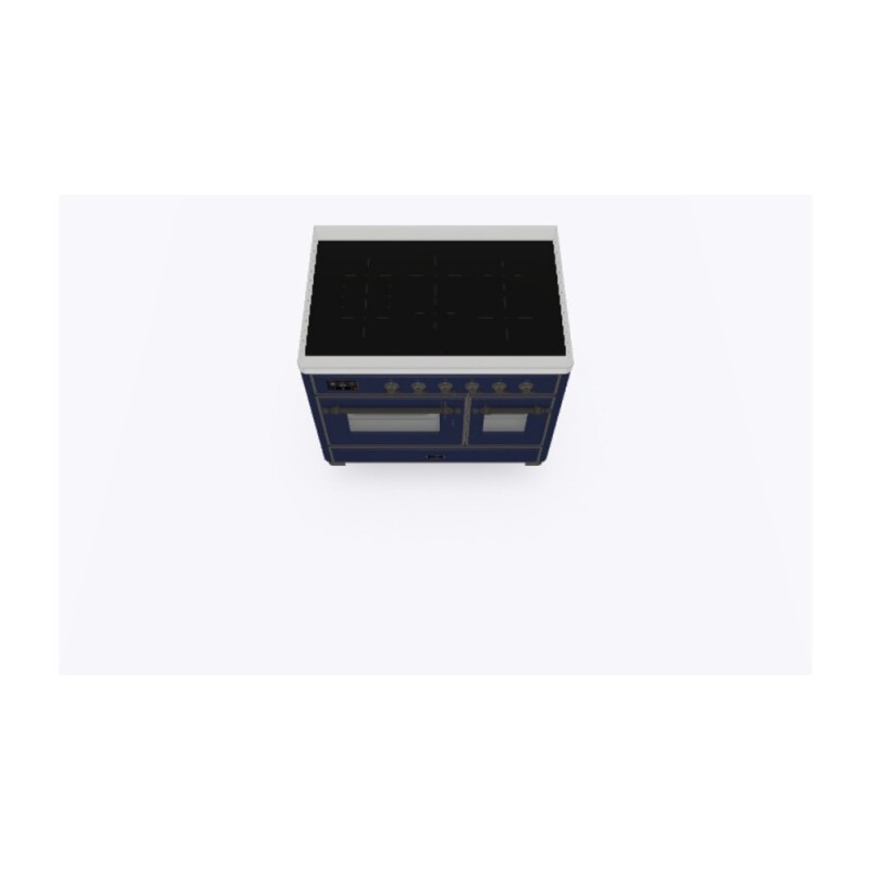 Majestic II Series 40 inch Freestanding Electric Induction Range with 6 Elements, Smoothtop Cooktop, 3.82 cu. ft. Total Oven Capacity, Convection Oven, Viewing Window, Warming Drawer, with Br UMDI10NS3MBB