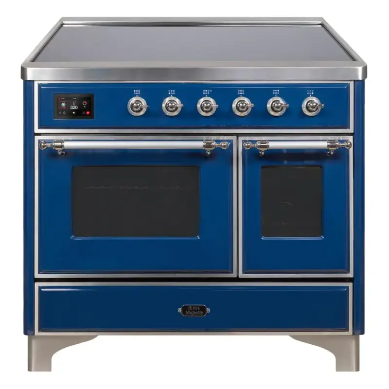 Majestic II Series 40 inch Freestanding Electric Induction Range with 6 Elements, Smoothtop Cooktop, 3.82 cu. ft. Total Oven Capacity, Convection Oven, Viewing Window, Warming Drawer, with Ch UMDI10NS3MBC