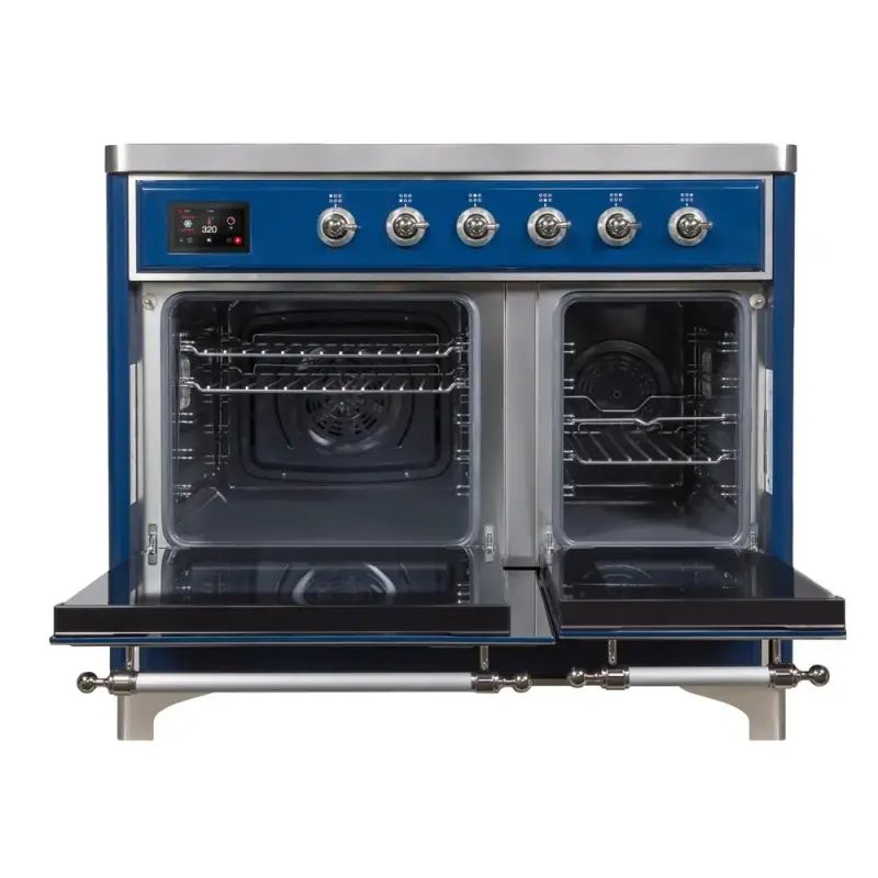 Majestic II Series 40 inch Freestanding Electric Induction Range with 6 Elements, Smoothtop Cooktop, 3.82 cu. ft. Total Oven Capacity, Convection Oven, Viewing Window, Warming Drawer, with Ch UMDI10NS3MBC