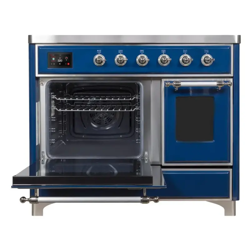 Majestic II Series 40 inch Freestanding Electric Induction Range with 6 Elements, Smoothtop Cooktop, 3.82 cu. ft. Total Oven Capacity, Convection Oven, Viewing Window, Warming Drawer, with Ch UMDI10NS3MBC