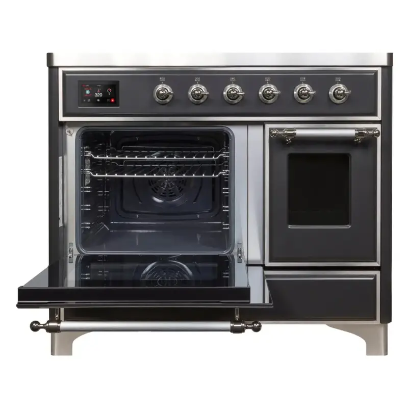 Majestic II Series 40 inch Freestanding Electric Induction Range with 6 Elements, Smoothtop Cooktop, 3.82 cu. ft. Total Oven Capacity, Convection Oven, Viewing Window, Warming Drawer, with Ch UMDI10NS3MGC