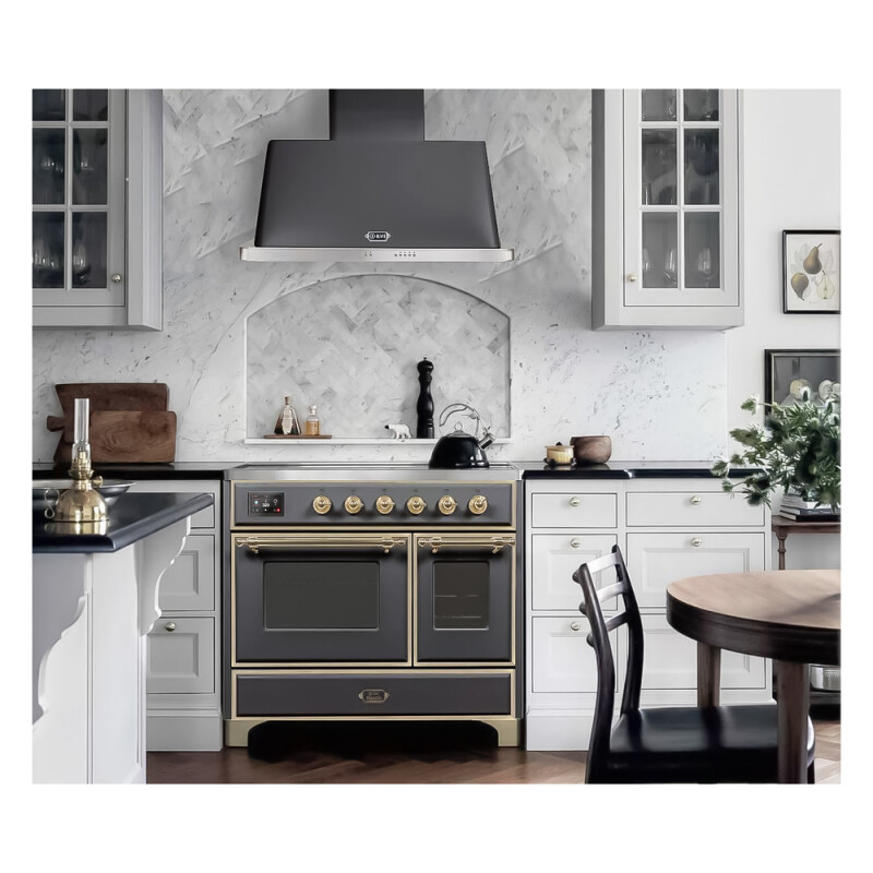 Majestic II Series 40 inch Freestanding Electric Induction Range with 6 Elements, Smoothtop Cooktop, 3.82 cu. ft. Total Oven Capacity, Convection Oven, Viewing Window, Warming Drawer, with Br UMDI10NS3MGG