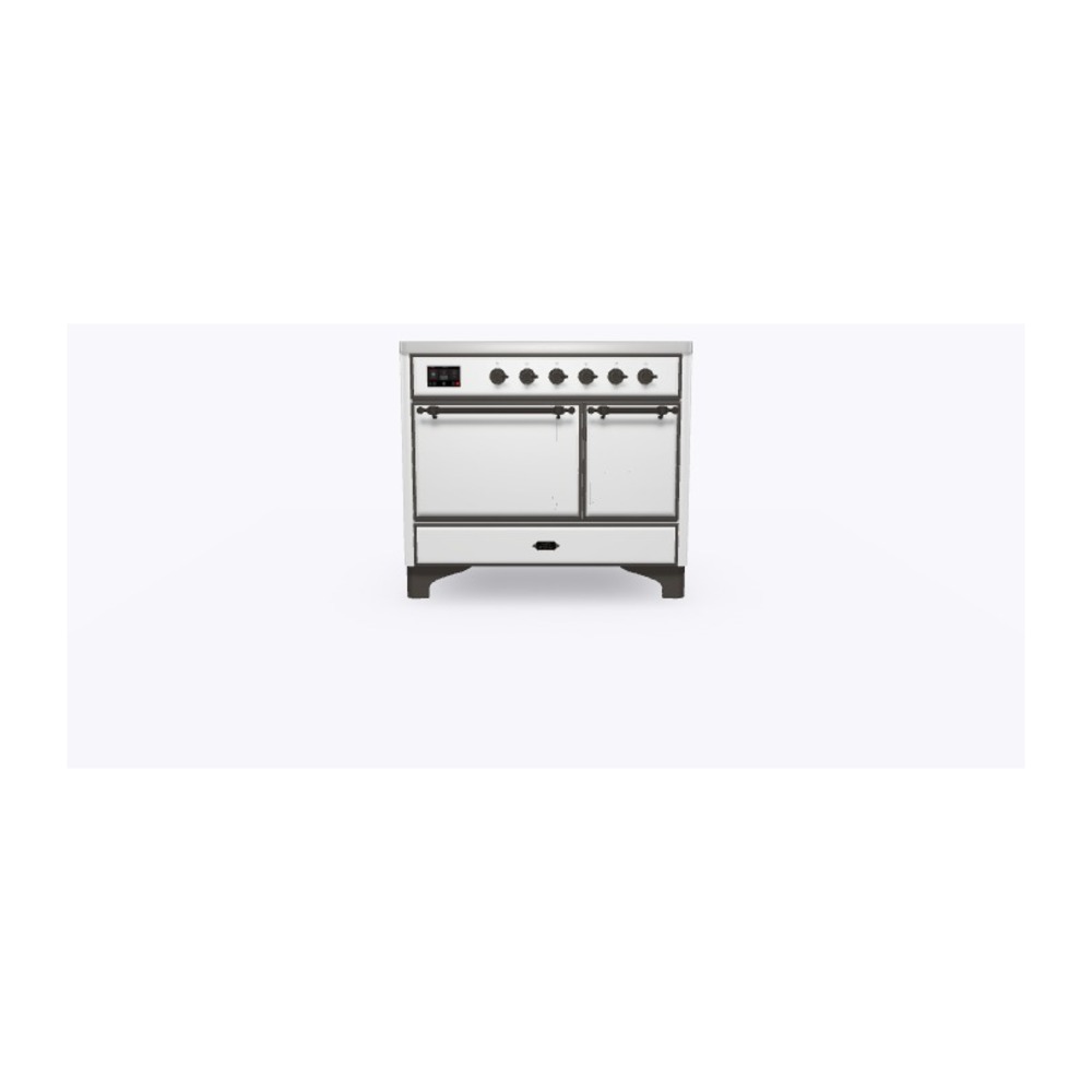 Majestic II 40 UMDI10QNS3RAB Freestanding Electric Range Range with Induction Double Oven with Solid Door with Bronze knobs UMDI10QNS3RAB
