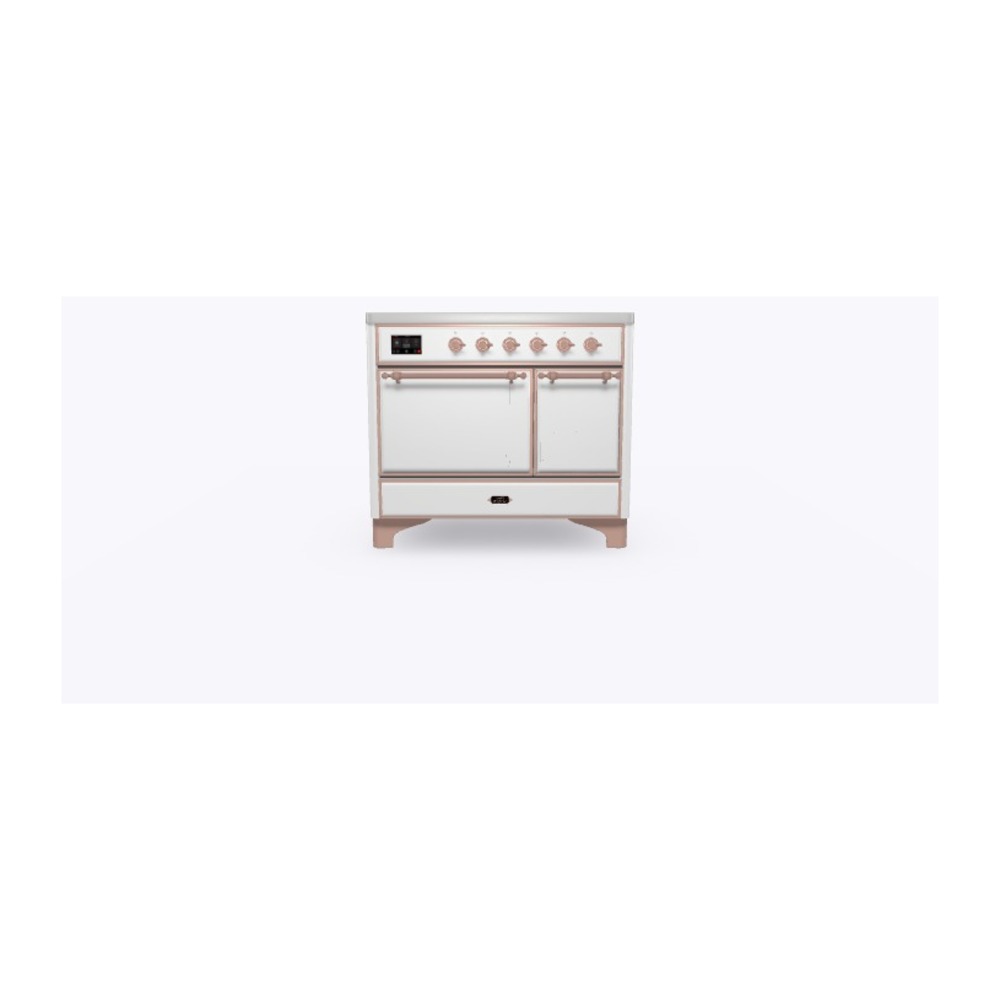 Majestic II 40 UMDI10QNS3RAP Freestanding Electric Range Range with Induction Double Oven with Solid Door with Copper knobs UMDI10QNS3RAP