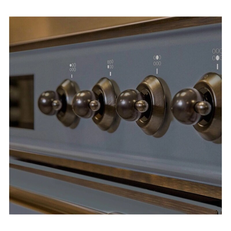 Majestic II Series 36 inch Freestanding Electric Induction Range with 5 Elements, Smoothtop Cooktop, 3.5 cu. ft. Total Oven Capacity, Convection Oven, Viewing Window, Storage Drawer, with Bro UMI09NS3BGB