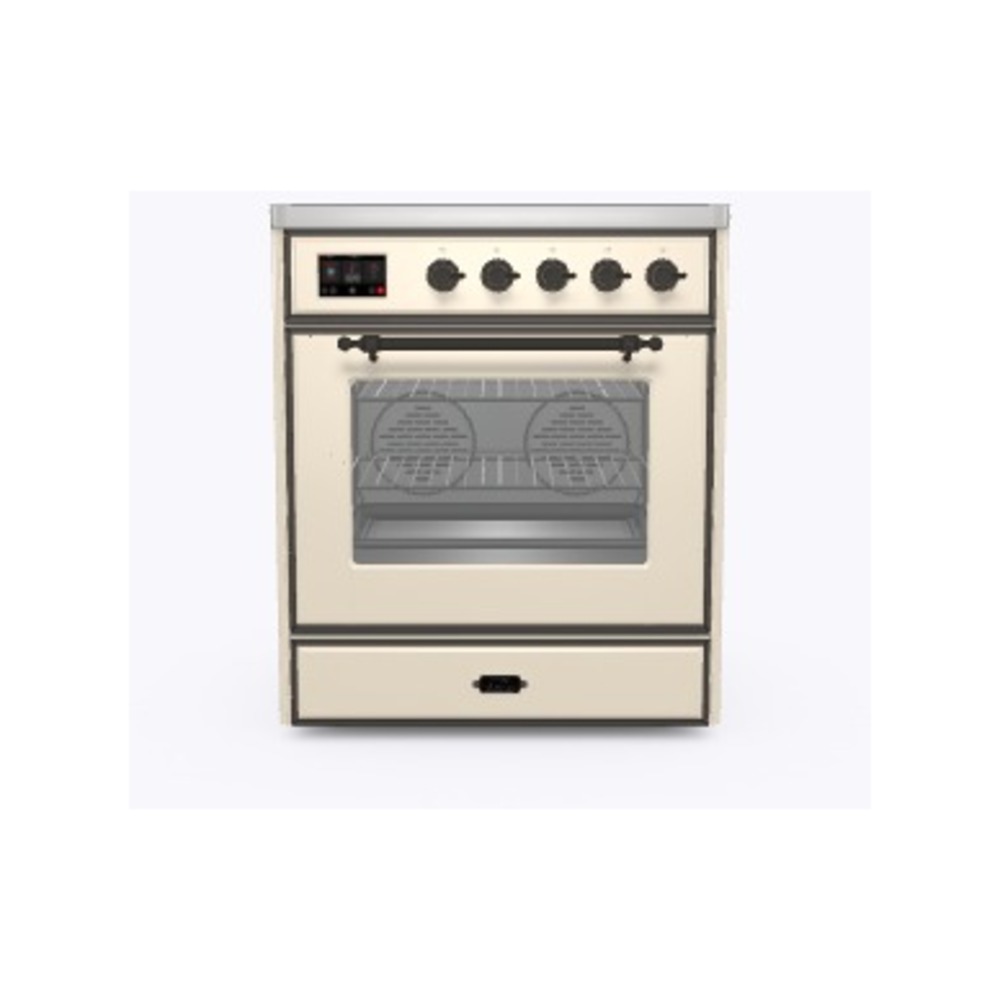 Majestic II Series 30" Electric Freestanding Range UMI30NE3AWB