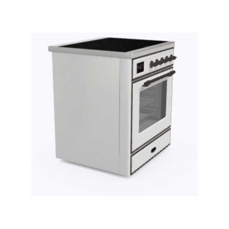 Majestic II Series 30" Electric Freestanding Range UMI30NE3WHB